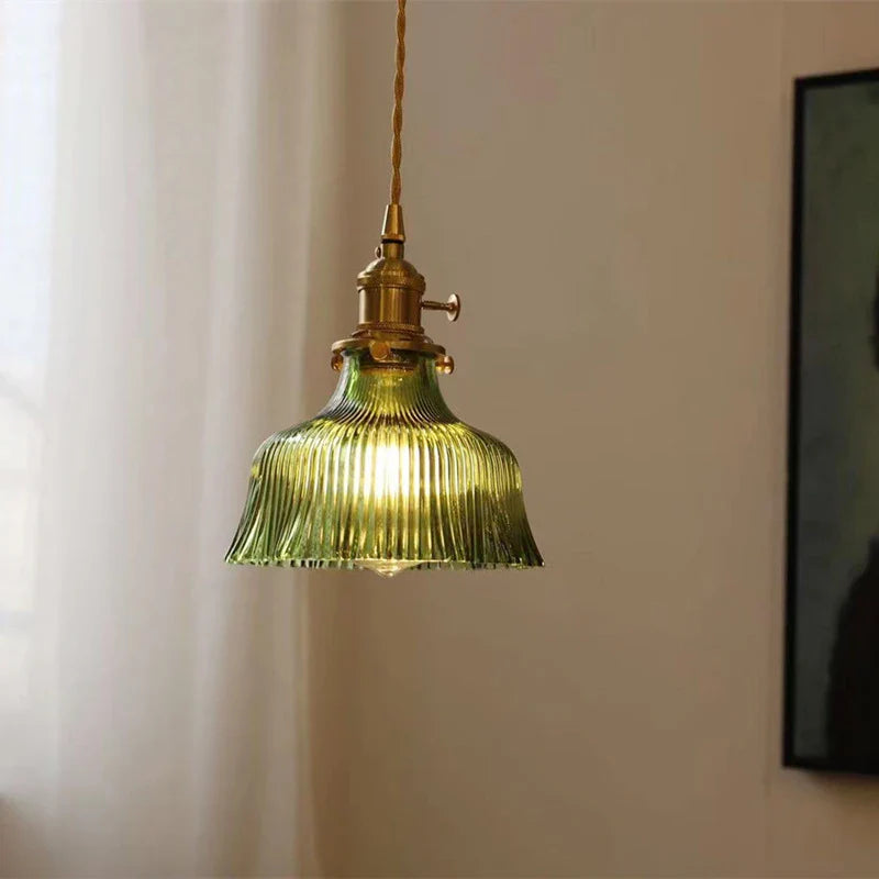 lámpara de techo de vidrio nórdica para decoración interior moderna