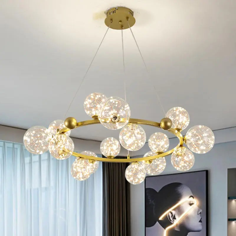 Elegancia escandinava: Lámpara LED moderna