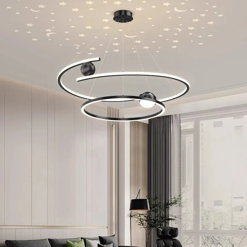 Candelabro nórdico decoración para casa luces de comedor iluminación interior