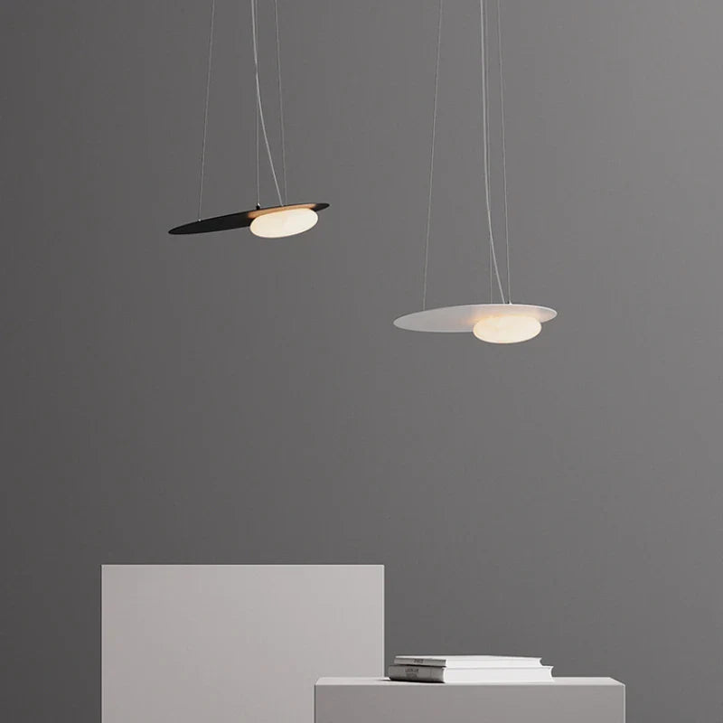lámpara de techo led moderna creativa para decoración de restaurante con cordones ajustables