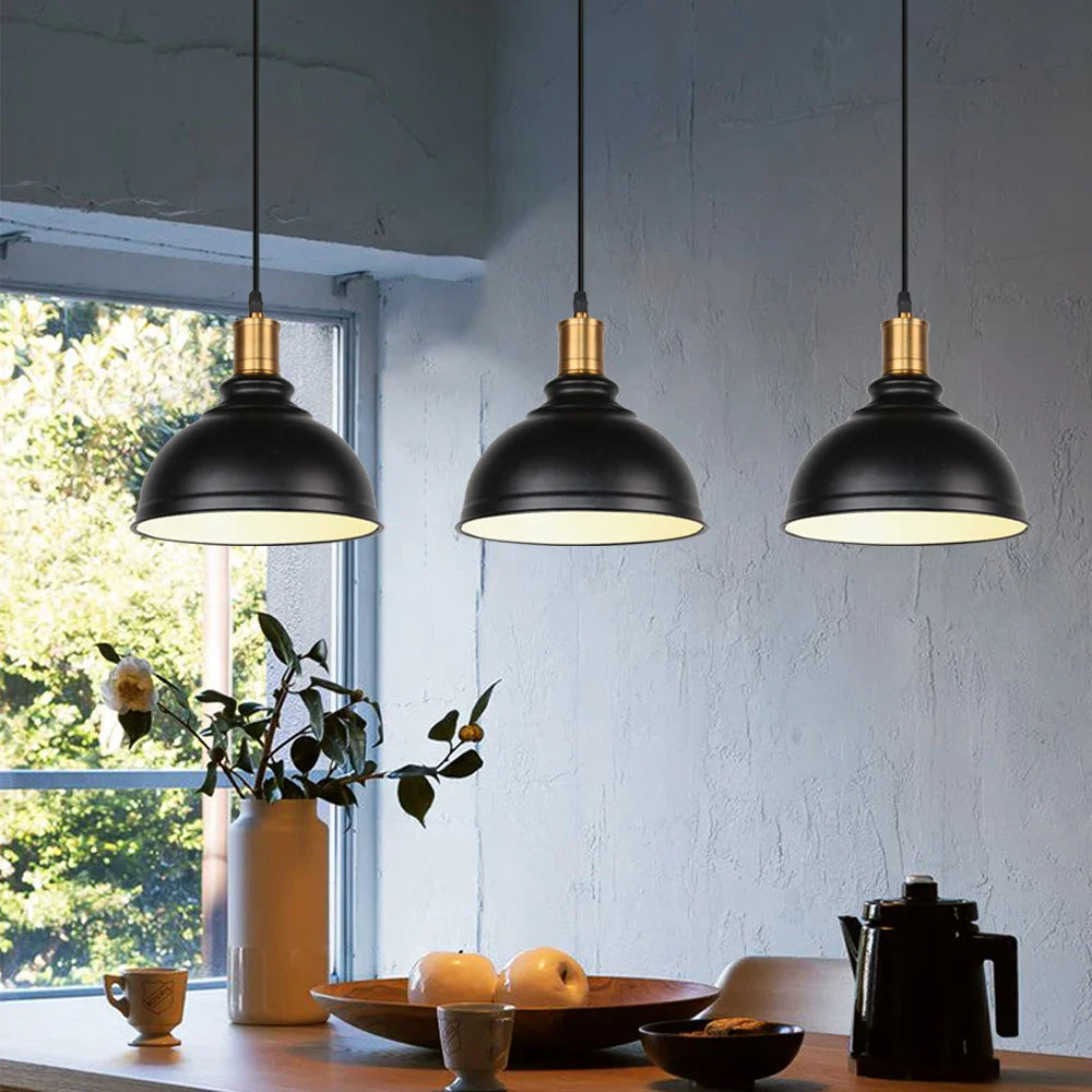 lustre suspensión vintage industrial loft iluminación hogar