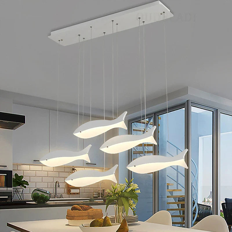 Lámpara LED diseño acuático elegante