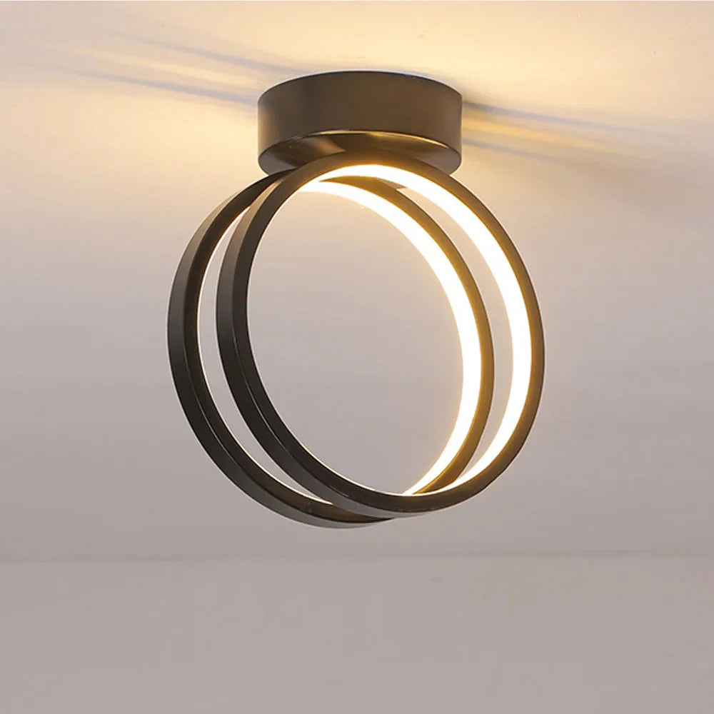 Lámpara de techo redonda LED moderna elegante