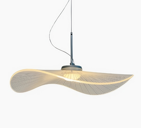 Lámpara colgante de diseño y decorativa con luz cambiante