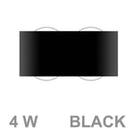 Applique De Couleur Design Élégant Lumineux 4W - Noir Murale Chambre