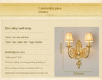 Applique Européenne Luminaire Design Contemporain Élégant Murale Chambre