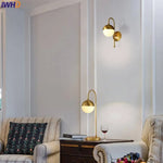 Applique Moderne Élégante Lumière Dorée Cuivre Murale Chambre