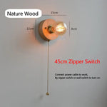 Applique Murale Bois Brut Lumière Zen. Couleur Bois Nature / No Bulb Chambre