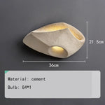 Applique Murale Ciment Lumineux Design Épuré Style A / Lumière Blanche Chambre
