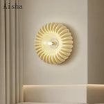 Applique Murale Circulaire Design Élégant Lumière. Chambre