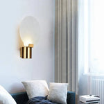 Applique Murale Design Élégant Verre Rond Lumineux Chambre