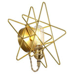 Applique Murale Design Lumineuse Dorée Astrale. B / Chaude Chambre