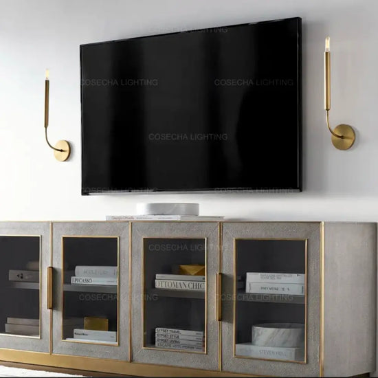 Applique Murale D’or Vintage Luxe Décorative Élégante. Chambre
