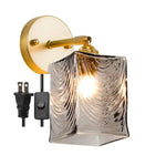 Applique Murale Dorée Élégante Transparence Lumineuse Chambre