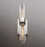Applique Murale Double Tête Industrielle Vintage Chrome Chambre