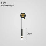 Applique Murale Élégante Avec Projecteur Pivotant Lumineux B / Lumière Chaude Chambre