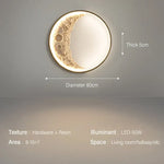 Applique Murale Élégante Minimaliste Lumineuse Design. 80Cm-50W / Gradation Continue Chambre