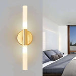 Applique Murale Élégante Moderne Luminaire Doré Chambre