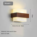 Applique Murale En Bois Design Moderne Et Épuré J. / Lumière Blanche Applique Chambre