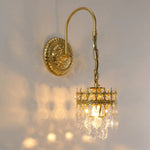 Applique Murale En Cristal Rétro Lumière Sophistiquée. Chambre