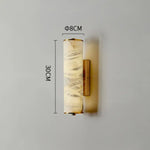 Applique Murale En Marbre Wabi Sabi Dia80Xh300Mm / Chine Nature Blanc Chaud | Comme Image Murale