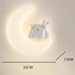 Applique Murale Enfant Lune B: Lapin Murale Enfant