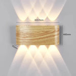 Applique Murale Étanche Design Lumineux Élégant Couleur Du Rondin D217Mm / Comme Sur La Photo