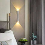 Applique Murale Extérieures Led Aluminium Étanche Ip65 Couleur Blanche / Blanc 350X60Mm Chambre