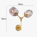 Applique Murale Fer Forgé Lumineux Design Contemporain Chambre
