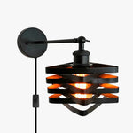 Applique Murale Industrielle Métal Patine Bronze Chambre