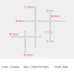 Applique Murale Led Contemporaine Épurée Chic Lumière Applique Chambre