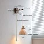Applique Murale Led Cuivre Design Élégant Interrupteur À Chaîne Tirer / 4W (Max100W) Chambre