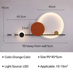 Applique Murale Led Design Élégant Contemporain Chambre