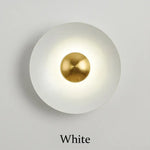 Applique Murale Led Design Scandinave Élégante Blanc / Dia300Xt80Mm Frais Naturel Chaud | 10W