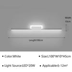 Applique Murale Led Élégante Design Contemporain Blanc B D100Cm / Chaud (Pas De Rc) Chambre