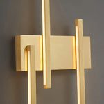 Applique Murale Led Élégante Design Laiton Chambre