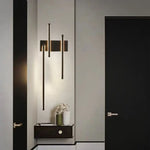 Applique Murale Led Élégante Design Laiton Chambre