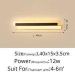 Applique Murale Led Élégante Design Lumineux Intérieur Applique Chambre