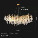 Applique Murale Led Élégante Dorée Design Luxe B-Long 120 Cm / 5000K Applique Chambre