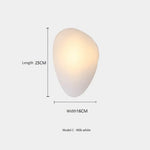 Applique Murale Led En Verre Élégant Scandinave Lumineux. C-Lait Blanc Chambre