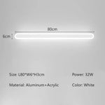 Applique Murale Led Intelligente Connectée Blanc L80Cm / Gradation App Rc Applique Chambre