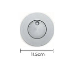 Applique Murale Led Nordique Design Minimaliste Élégant Rond Argent / Blanc Chaud (2700-3500K)