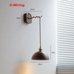 Applique Murale Led Nordique Élégante Bois. Câblage / Blanc Chaud (2700-3500K) 11-15W Chambre