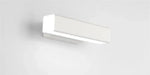 Applique Murale Led Scandinave Élégante Bois. Blanc / 25 Cm Applique Chambre