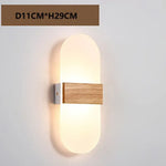 Applique Murale Led Scandinave Épuré Élégant Ovale D11 / Lumière Blanche Chambre