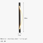 Applique Murale Led Tube Rectangulaire Chromé Applique Chambre