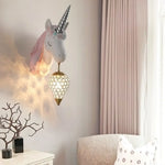 Applique murale licorne