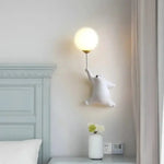 Applique Murale Luminaire Chambre Bébé Blanc / Droit Luminaire