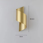 Applique Murale Luminaire Élégant Contemporain. Or / Blanc Chaud (2700-3500K) Chambre