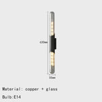 Applique Murale Minimaliste Design Contemporain Noir / Blanc Froid (5 500-7 000 K). Chambre